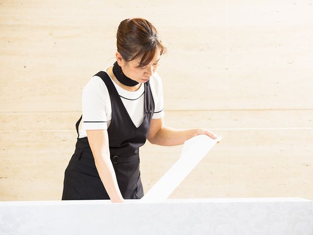 納棺師による処置