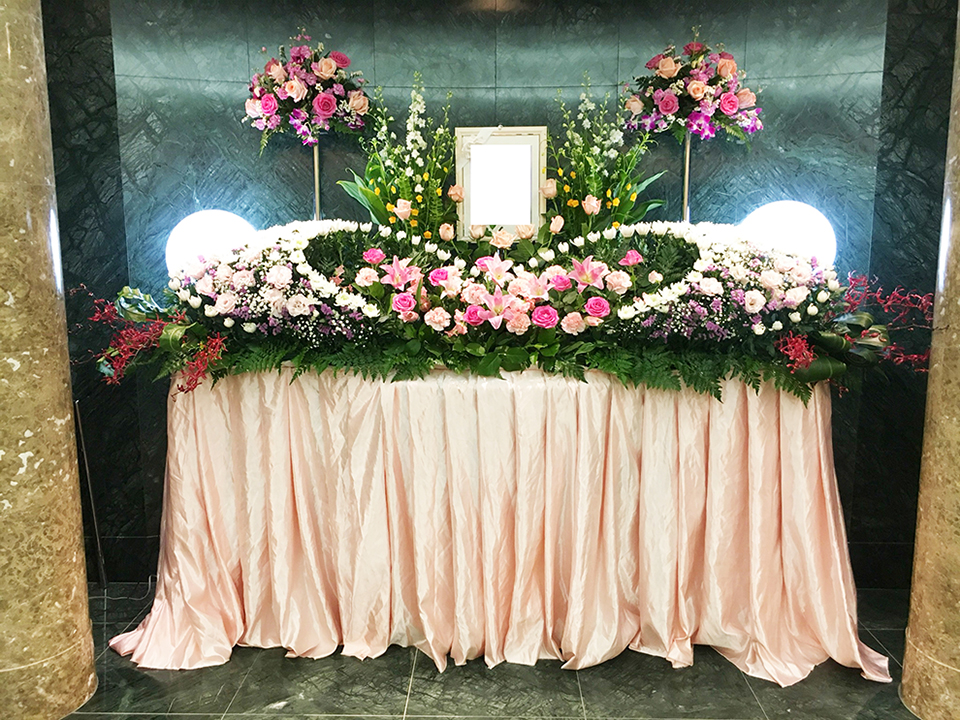 メイプル一日葬祭壇画像